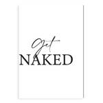 Quadro Get naked II Alluminio Dibond - 40 x 50 cm