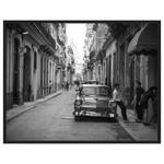 Afbeelding 1950s Chevy in Havana, Cuba massief beukenhout/plexiglas - 93 x 73 cm