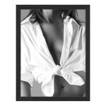 Poster con cornice White shirt Faggio massello / Plexiglas - 33 x 43 cm