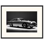 Poster con cornice Aston Martin B5 Faggio massello / Plexiglas - 93 x 73 cm