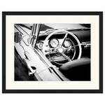 Poster con cornice Old cabriolet car Faggio massello / Plexiglas - 53 x 43 cm