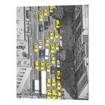 Afbeelding New York taxis from above Alu-Dibond/plexiglas - 60 x 80 cm