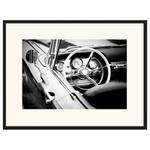 Poster con cornice Old cabriolet car Faggio massello / Plexiglas - 83 x 63 cm