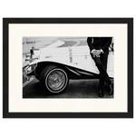 Poster con cornice Elegant Car Faggio massello / Plexiglas - 43 x 33 cm