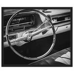 Poster con cornice Steering wheel Faggio massello / Plexiglas - 63 x 53 cm