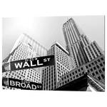 Afbeelding New York Wall street alu-dibond - 80 x 60 cm