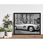 Tableau déco Mercedes 300 sl Gullwing Hêtre massif / Plexiglas - 53 x 43 cm