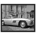 Afbeelding Mercedes 300 sl Gullwing massief beukenhout/plexiglas - 53 x 43 cm