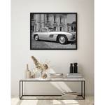 Bild Mercedes 300 sl Gullwing Buche massiv / Plexiglas - 93 x 73 cm