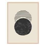 Poster con cornice Eclipse Faggio massello / Plexiglas - 63 x 83 cm