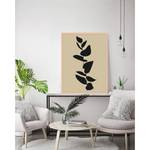 Afbeelding Scandinavian Plant massief beukenhout/plexiglas - 63 x 83 cm