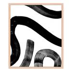 Bild Abstract Watercolor Stroke Buche massiv / Plexiglas - 43 x 53 cm