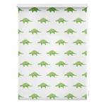 Store enrouleur sans perçage Dinosaures Polyester - Vert - 90 x 150 cm