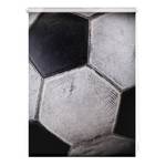 Klemmfix Rollo Retro Fußball Polyester - Schwarz / Weiß - 60 x 150 cm
