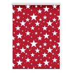 Klemfix-rolgordijn Ster polyester - Rood - 80 x 150 cm