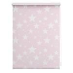 Klemfix-rolgordijn Ster polyester - Roze - 80 x 150 cm