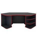 Bureau d’angle Crosswoods Anthracite / Rouge