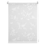 Store enrouleur Oiseau Polyester - Blanc - 60 x 150 cm