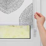 Store enrouleur Stripy Boho drop Polyester - Blanc - 45 x 150 cm