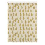 Klemfix rolgordijn Golden Drops polyester - goudkleurig - 60 x 150 cm