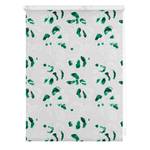 Store enrouleur Monstera Polyester - Vert - 90 x 150 cm