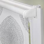 Klemfix rolgordijn Stripy Boho Drop polyester - Wit - 100 x 150 cm