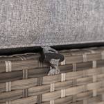 Table lounge Bahrani Acier / Polyester - Gris