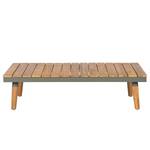 Table lounge Capilla Acacia massif / Acier - Gris / Marron