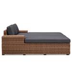 Daybed Chavara polypropeen/polyester - bruin/antracietkleurig