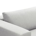 Loungebank ELWAH aluminium/polyester - grijs/zwart - Breedte: 250 cm
