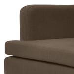 Fauteuil Allegany Tissu structuré Gohar: Marron