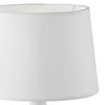 Tischleuchte Martin Webstoff / Keramik - 1-flammig - Weiß
