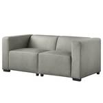 Sofa Sare (2-Sitzer) Webstoff - Webstoff Wobke: Hellgrau