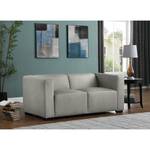 Sofa Sare (2-Sitzer) Webstoff - Webstoff Wobke: Hellgrau