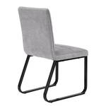 Chaises capitonnées Tilton I (lot de 2) Microfibre - Gris clair