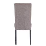 Chaises capitonnées Talma II (lot de 2) Gris