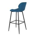 Chaises de bar Fia (lot de 2) Bleu brillant