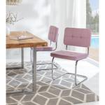 Chaises cantilever Feliz (lot de 2) Rose