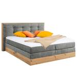 Lit boxspring Naumburg Gris foncé