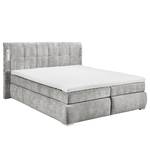 Lit boxspring Liverpool Gris lumineux - 180 x 200cm