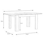 Table Truth (extensible) - Imitation prunier Comano