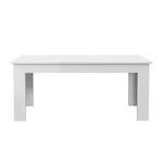 Table Timber Blanc / Imitation béton - Largeur : 180 cm