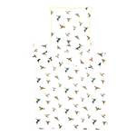 Bettwäsche Kolibri GOTS Mako-Satin - Weiß - 135 x 200 cm + Kissen 80 x 80 cm