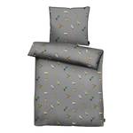 Parure de lit Kolibri GOTS Satin mako - Gris - 135 x 200 cm + oreiller 80 x 80 cm