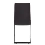 Chaise Cantilever Bjora Noir - Lot de 4