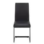 Chaise Cantilever Bjora Noir - Lot de 4