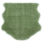 Tapis peau de mouton Polyester - Vert