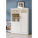 Credenza Azurita Effetto pino bianco / Oro