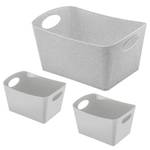 Boîtes de rangement Boxxx (3 éléments) Matière plastique - Gris