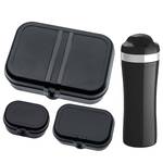 Lunchbox Pascal (4 éléments) Matière plastique - Noir